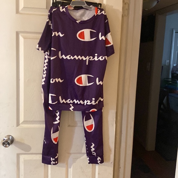 2pcs pants suit champion style purple - Picture 8 of 8